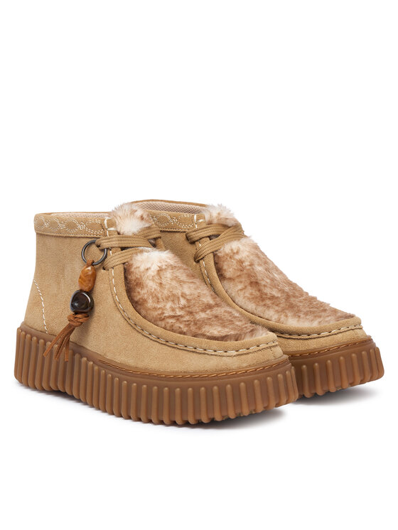 Clarks Polacchine Clarks Torhill Moss 26329429 Beige chiaro