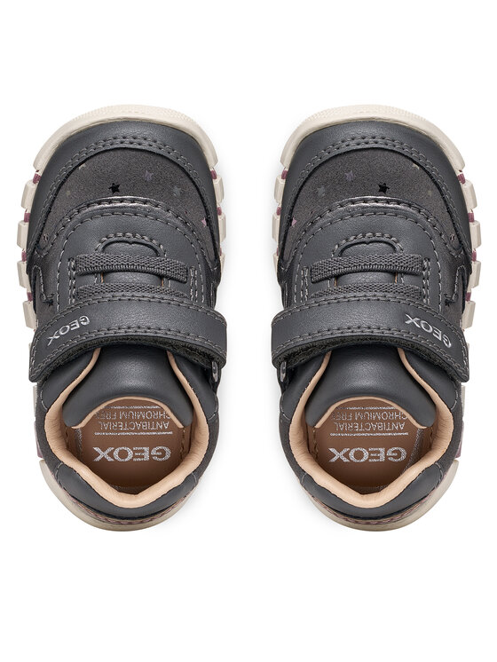 Geox Snīkeri Geox B Iupidoo Girl B5658B 0DHBC C0710 Tumši pelēka
