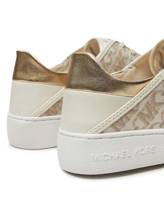MICHAEL Michael Kors Снікерcи MICHAEL Michael Kors Jenny Lace Up 43T4JNFS1B Бежевий
