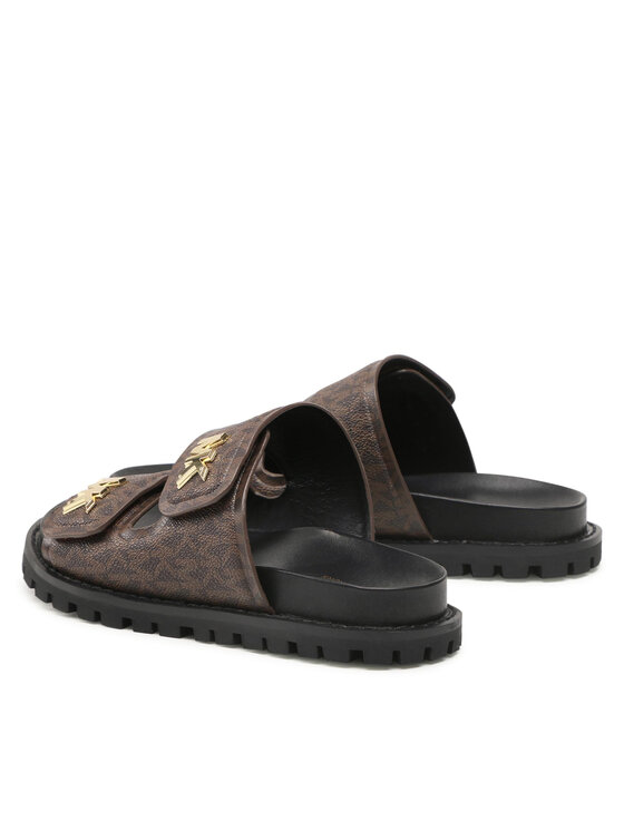 MICHAEL Michael Kors Natikači MICHAEL Michael Kors Stark Slide 40F1BAFA1B Rjava