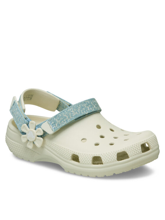 Crocs Шльопанці Crocs Clsc Dnm Flwr Adj BackstrapCgK 212511 Сірий