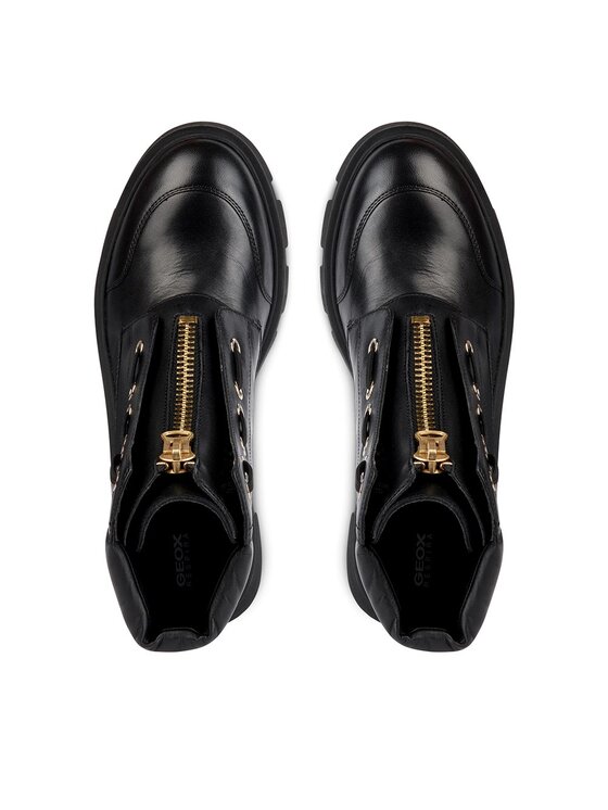 Geox Šnurovacia obuv Geox D Vilde D36UAB 00085 C9999 Čierna