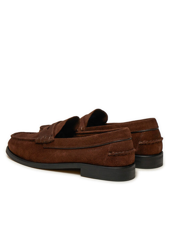 Tommy Hilfiger Mokasyny Tommy Hilfiger Classic Hilfiger Suede Loafer FM0FM05363 Brązowy
