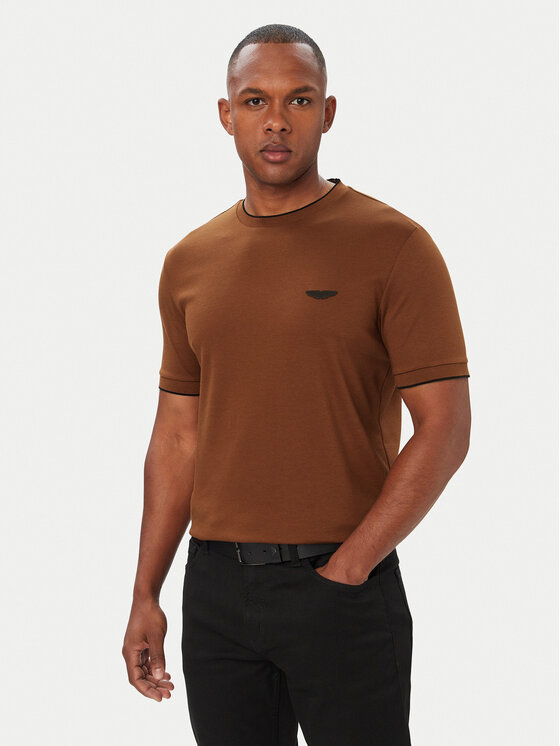 BOSS BOSS Camiseta C-Thompson 50575011 Marrón Regular Fit