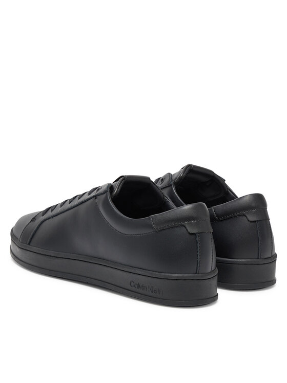 Calvin Klein Sneakersy Calvin Klein Low Top Lace Up Lth HM0HM01971 Czarny
