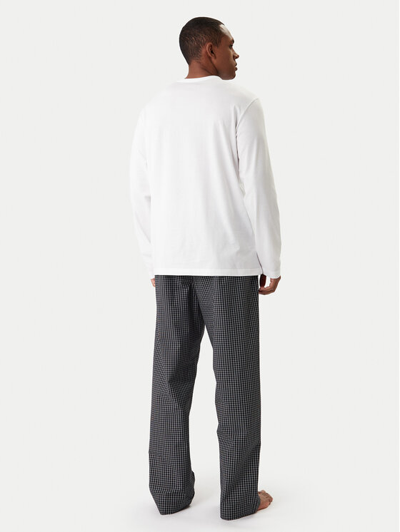 Calvin Klein Calvin Klein Pijama Ls Tee LV00NM2953 Blanco Regular Fit