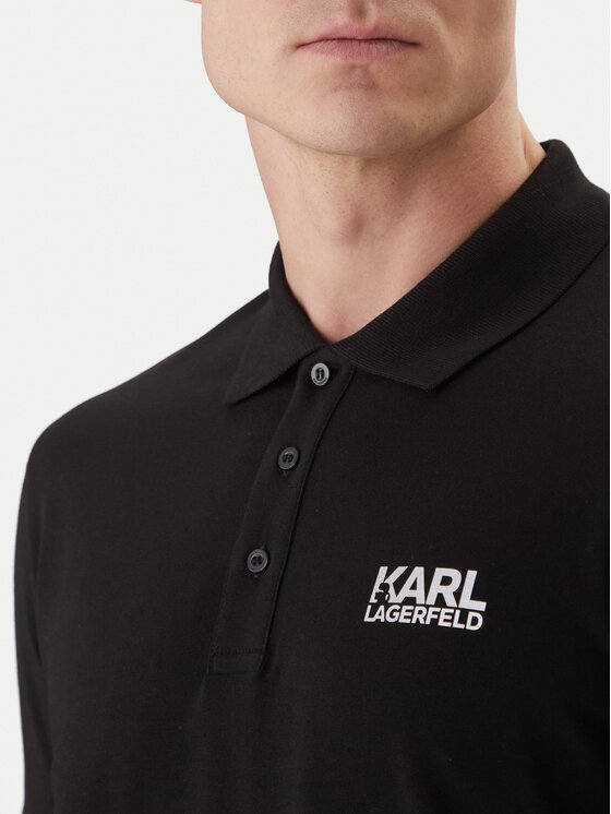 KARL LAGERFELD KARL LAGERFELD Polo 745780 562235 Negro Regular Fit