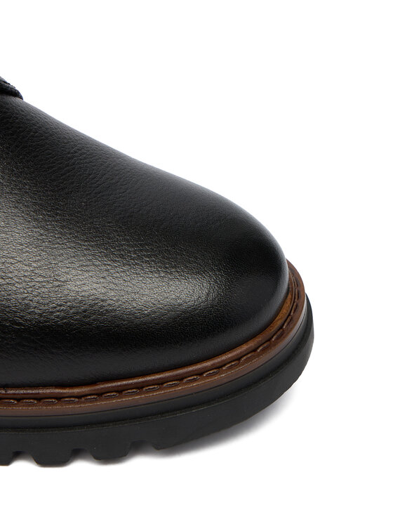 Tamaris Šnurovacia obuv Tamaris 1-26285-45 Čierna