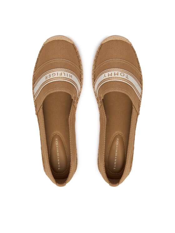 Tommy Hilfiger Espadrillas Tommy Hilfiger Hilfiger Webbing Espadrille FW0FW09334 Marrone