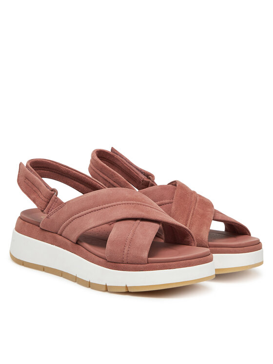 Clarks Босоніжки Clarks Tuscan Cross 26181471 Рожевий