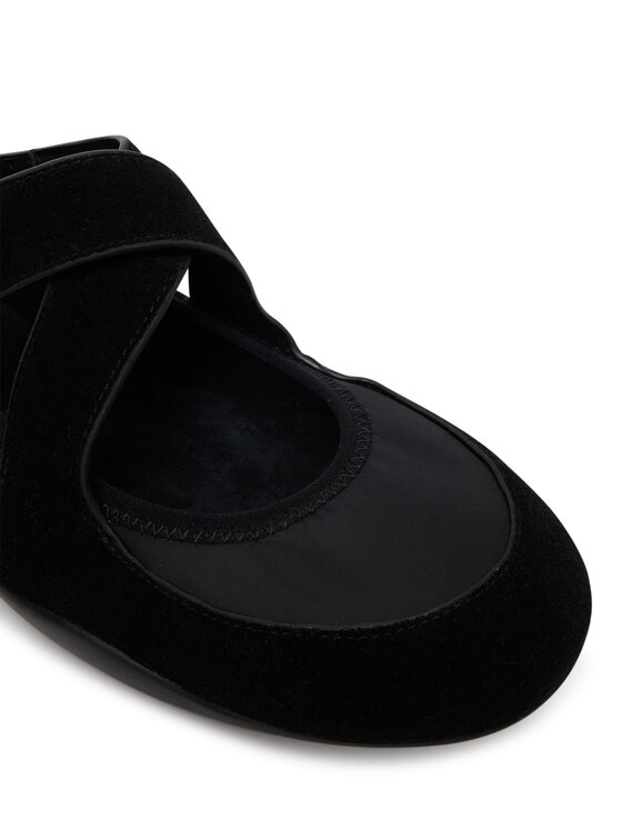 Tory Burch Балетки Tory Burch Romy Sport Mary Jane 178301 Чорний