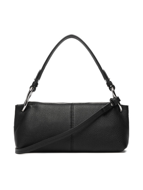 Calvin Klein Τσάντα Calvin Klein Slouchy Leather Small Conv Bag LV04F3659G Μαύρο