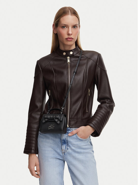 KARL LAGERFELD Ročna torba KARL LAGERFELD B3W30334 Črna