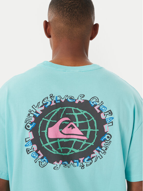 Quiksilver Quiksilver Camiseta Global Heat EQYZT08021 Turquesa Regular Fit
