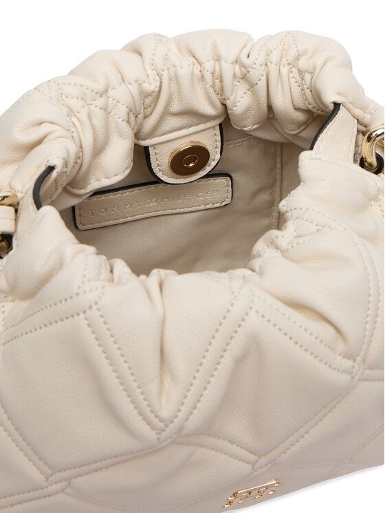 Tommy Hilfiger Torebka Tommy Hilfiger Th Feminine Mini Crossover AW0AW18718 Kremowy