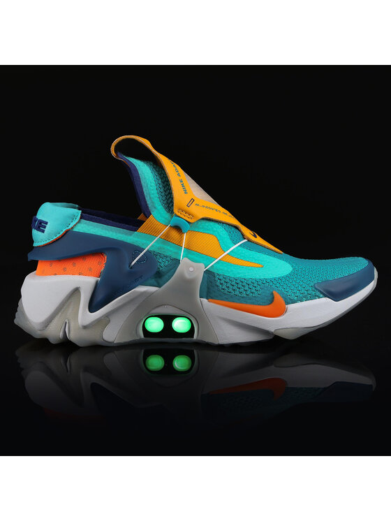 nike adapt huarache hyper jade total orange