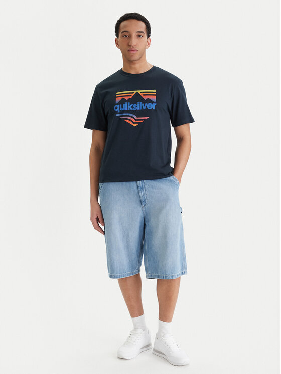 Quiksilver Quiksilver Camiseta EV Horizon Fade EQYZT08289 Azul marino Regular Fit