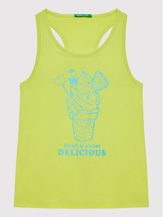United Colors Of Benetton United Colors Of Benetton Τοπ 3096CH00G Κίτρινο Regular Fit