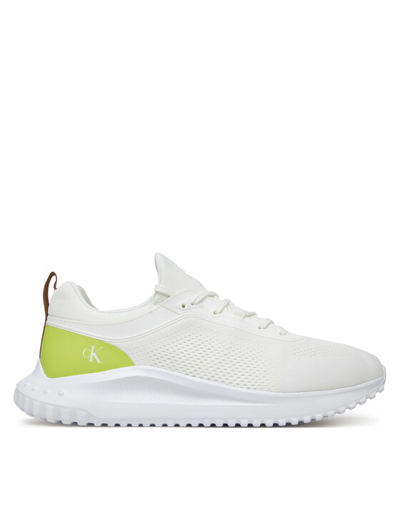 Calvin Klein Jeans Сникърси Calvin Klein Jeans Eva Runner Tech Knit YM0YM01293 Бял