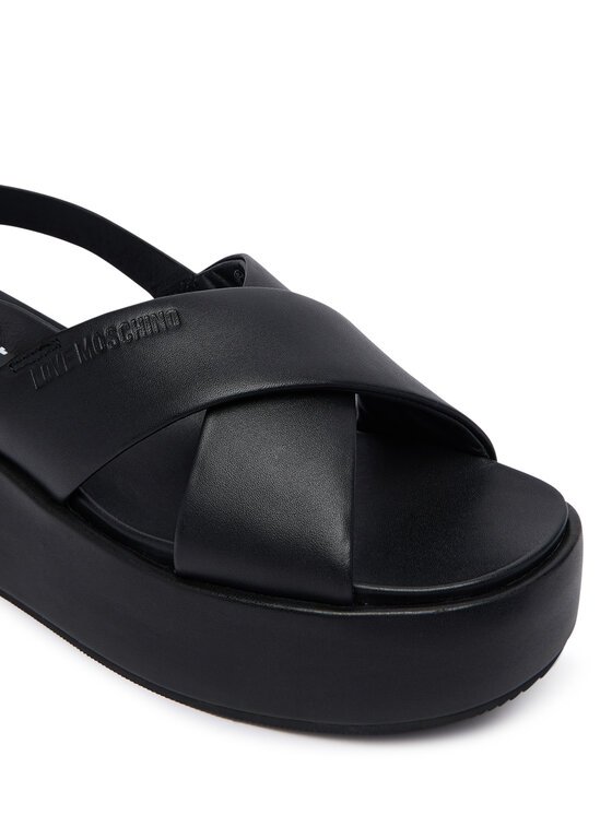 LOVE MOSCHINO Босоніжки LOVE MOSCHINO JA16137I0OIA0000 Чорний