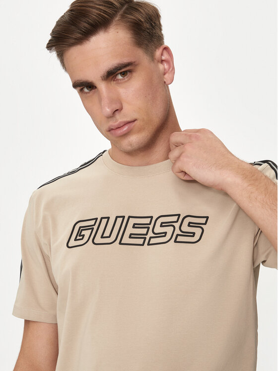Guess Guess Футболка Arlo Z4GI18 J1314 Бежевий Regular Fit