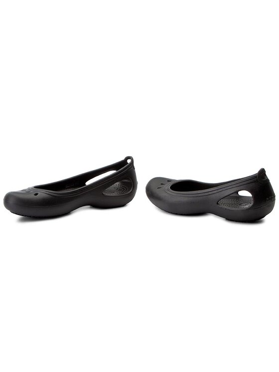Crocs Μπαλαρίνες Crocs Kadee Work Flat W 200941 Μαύρο