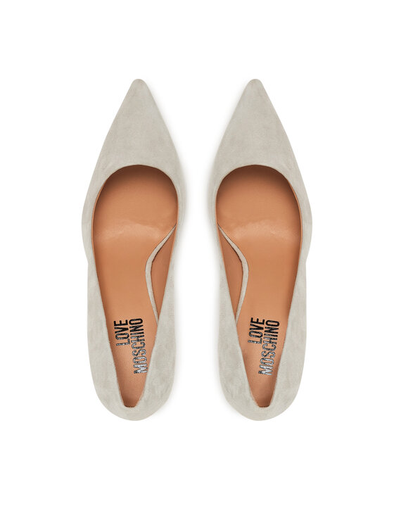 LOVE MOSCHINO Pantofi cu toc subțire LOVE MOSCHINO JA10459G1OJA0110 Écru
