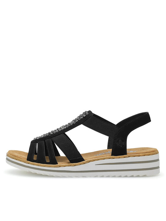 Rieker Sandali Rieker V0652-00 Nero