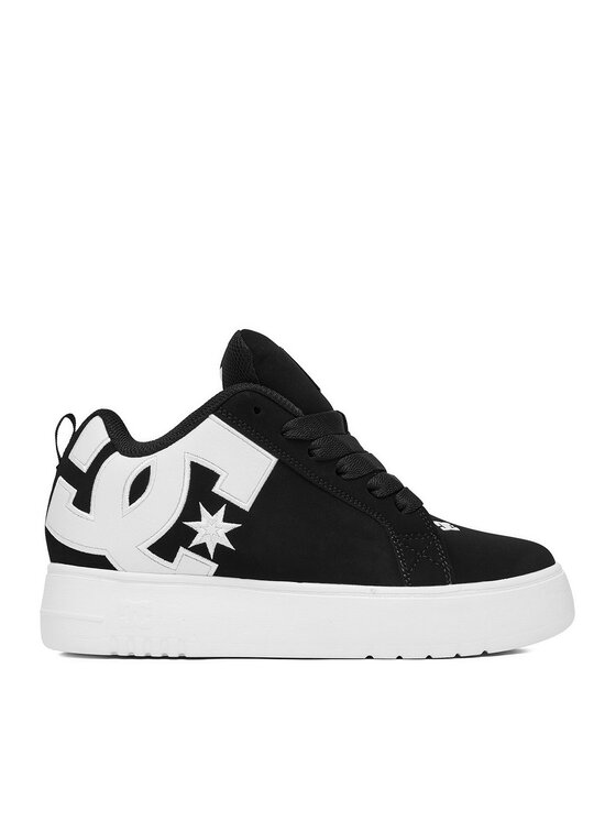 DC Shoes Снікерcи DC Shoes EO-COURT GRAFFIK PLATFORM DC02422004 Чорний