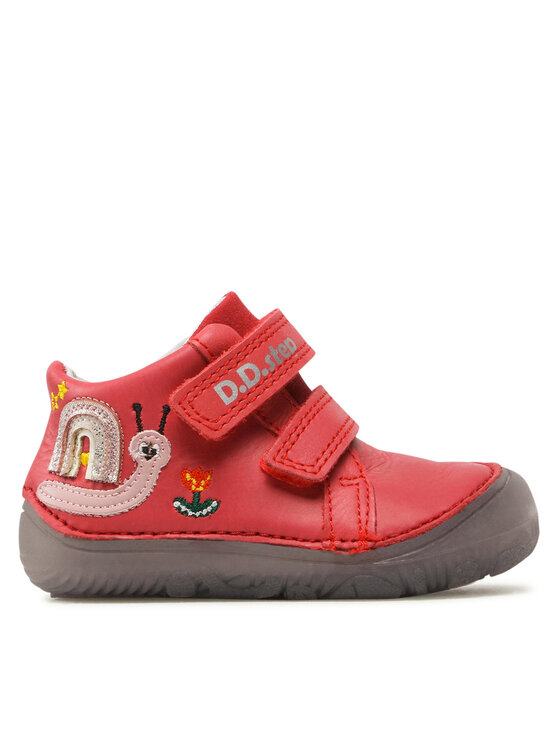 DD Step Botines planos DD Step S073-63 Rojo