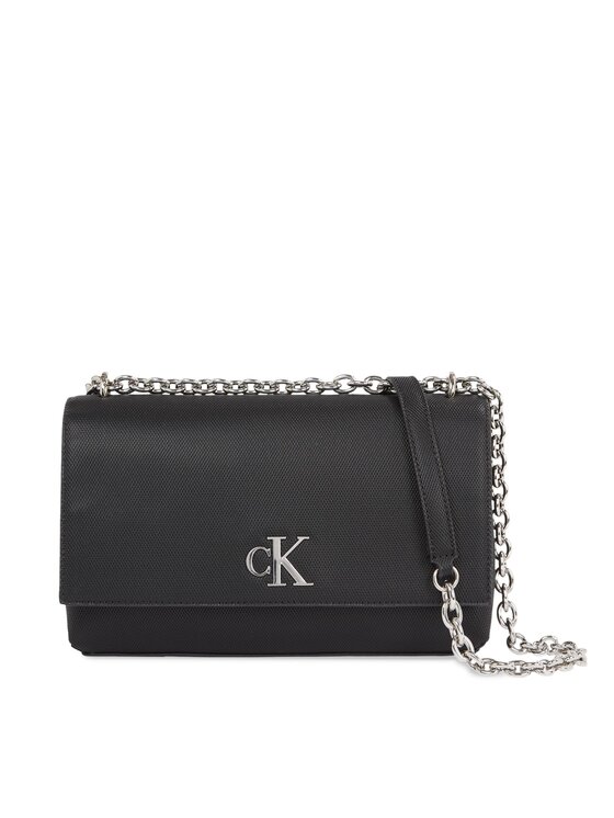 Calvin Klein Jeans Táska Calvin Klein Jeans Minimal Monogram Ew Flap Ch25 T K60K611951 Fekete