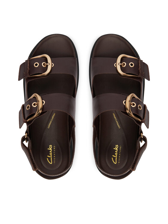 Clarks Босоніжки Clarks Aristella Bay 26185806 Коричневий