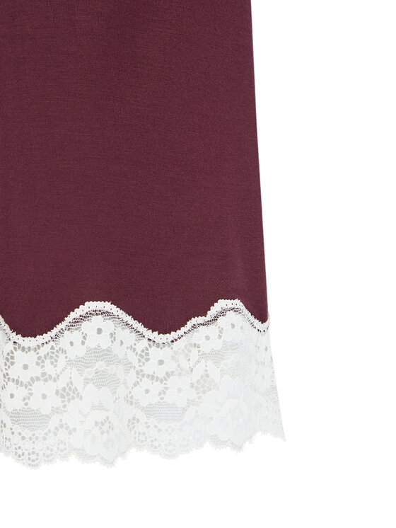 United Colors Of Benetton United Colors Of Benetton Піжамні штани 3Z123F04A Бордовий Regular Fit