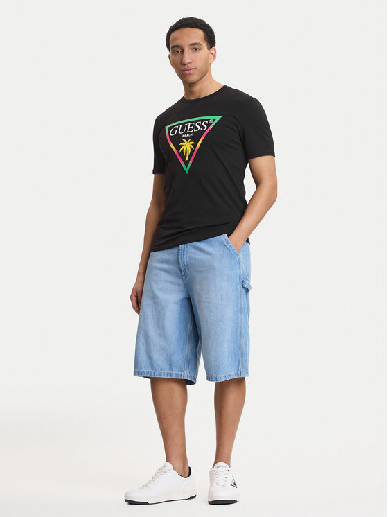 Guess Guess Camiseta F6GI09 J1314 Negro Slim Fit