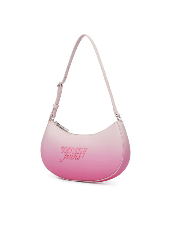 Tommy Jeans Soma Tommy Jeans Tjw Must Degrade Shoulder Bag AW0AW18774 Gaiši rozā