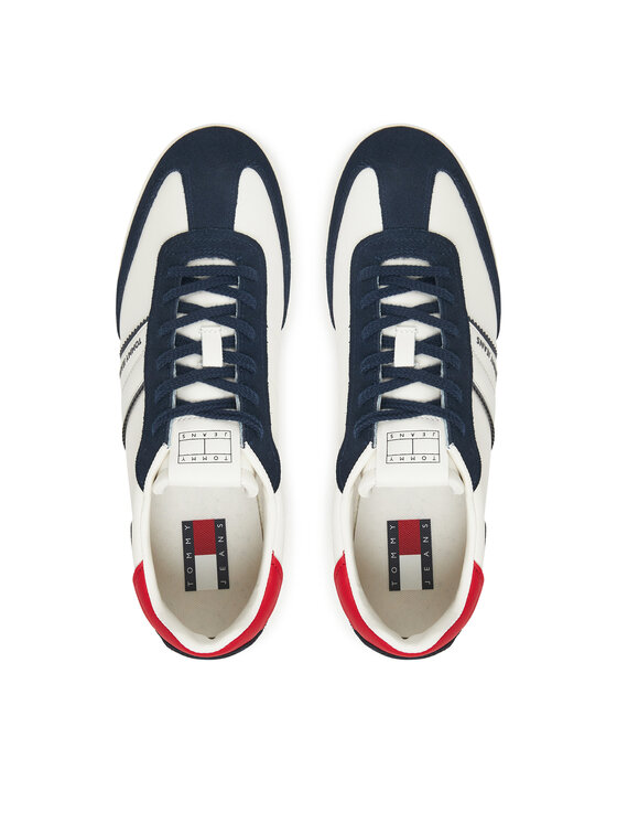 Tommy Jeans Sneakersy Tommy Jeans Tjm Retro Runner Cleated EM0EM01619 Biały