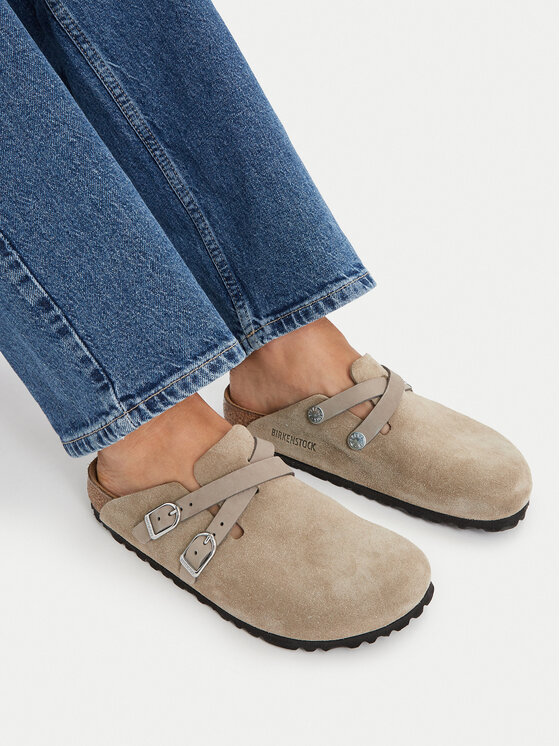 Birkenstock Natikači Birkenstock Blair D-Buckle 1032905 Svetlo bež