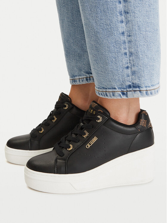 Guess Αθλητικά Guess FLTRZY ELE12 Μαύρο
