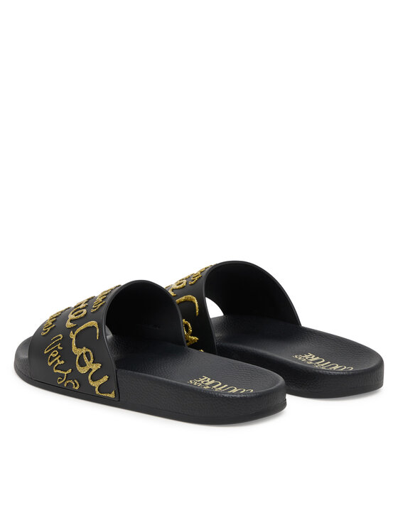 Versace Jeans Couture Шльопанці Versace Jeans Couture 79VA3SQ1 Чорний