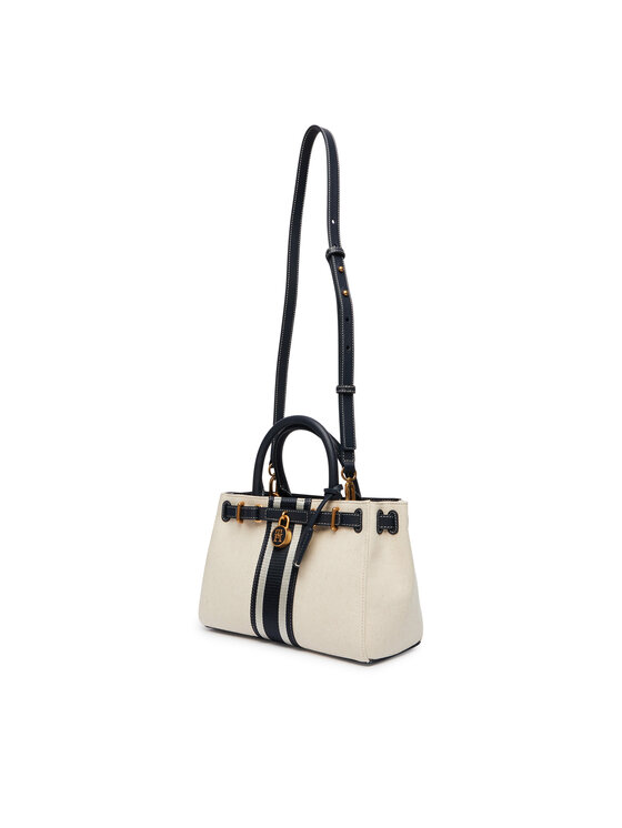 Tommy Hilfiger Ročna torba Tommy Hilfiger American Icon Mini Tote Canvas AW0AW18543 Pisana