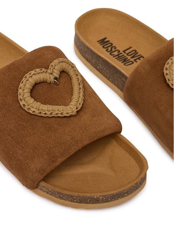 LOVE MOSCHINO Шльопанці LOVE MOSCHINO JA28363G0OIG5200 Коричневий