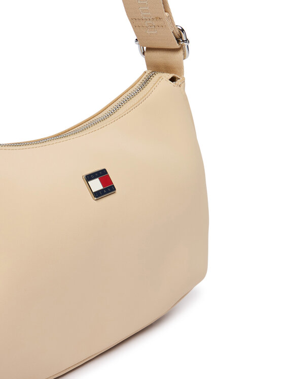 Tommy Jeans Τσάντα Tommy Jeans Tjw Daily Elevated Shoulder Bag AW0AW19041 Ανοιχτό μπεζ