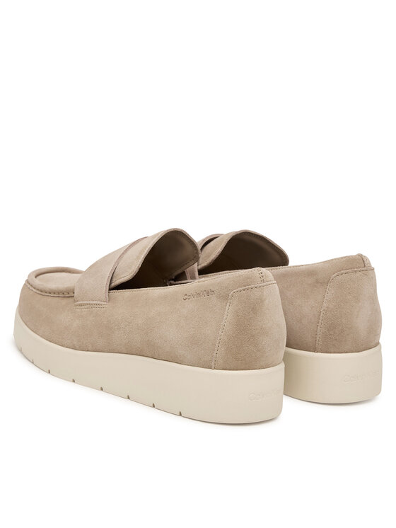 Calvin Klein Półbuty Calvin Klein Hybrid City Lug Band Loafer Su HM0HM02257 Kremowy
