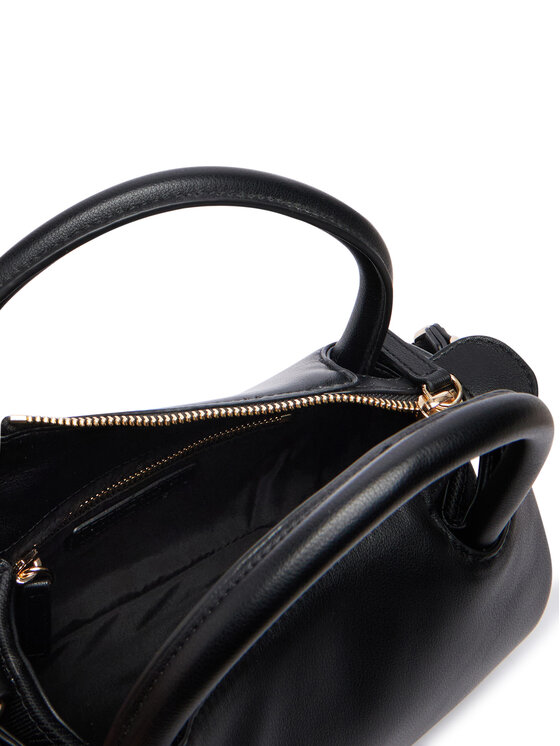 Tommy Hilfiger Geantă Tommy Hilfiger Th Logotape Mini Satchel AW0AW18743 Negru