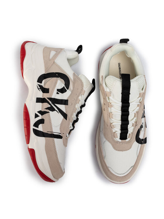 Sneakers Calvin Klein Jeans Marleen B4R0869 Beige | Escarpe.it