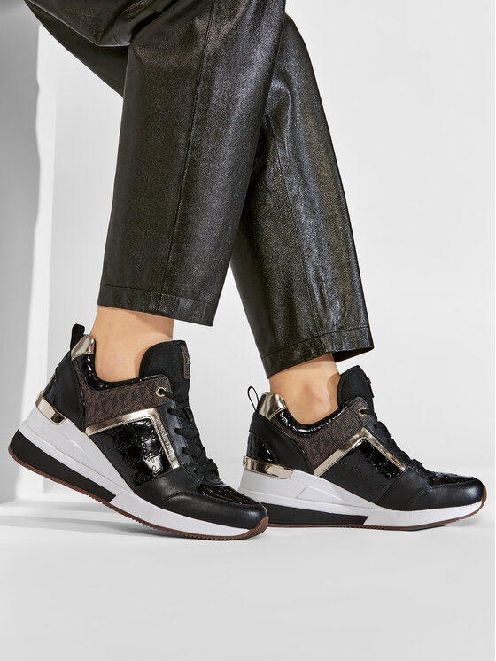 MICHAEL Michael Kors Sportcipők MICHAEL Michael Kors Georgie Trainer 43R2GEFS2A Fekete