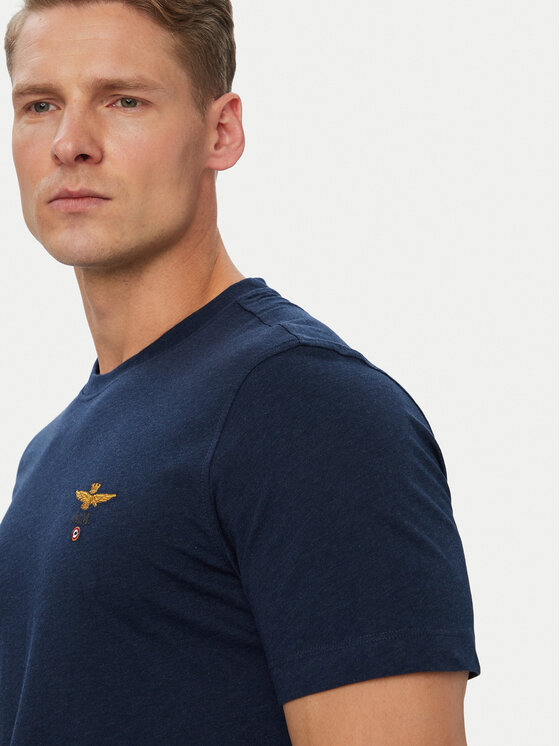 Aeronautica Militare Aeronautica Militare Camiseta 262TS1580UJ00372 Azul marino Regular Fit
