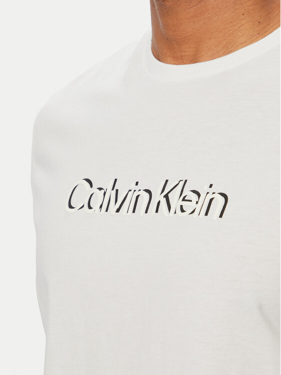 Calvin Klein Calvin Klein Camiseta SS 30s EU LV04LG809G Blanco Slim Fit
