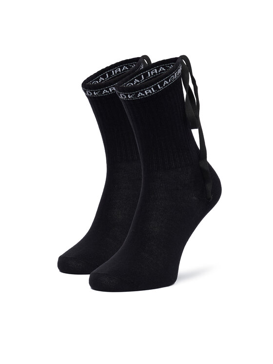 KARL LAGERFELD Κάλτσες μακριές KARL LAGERFELD B3W47037 Μαύρο
