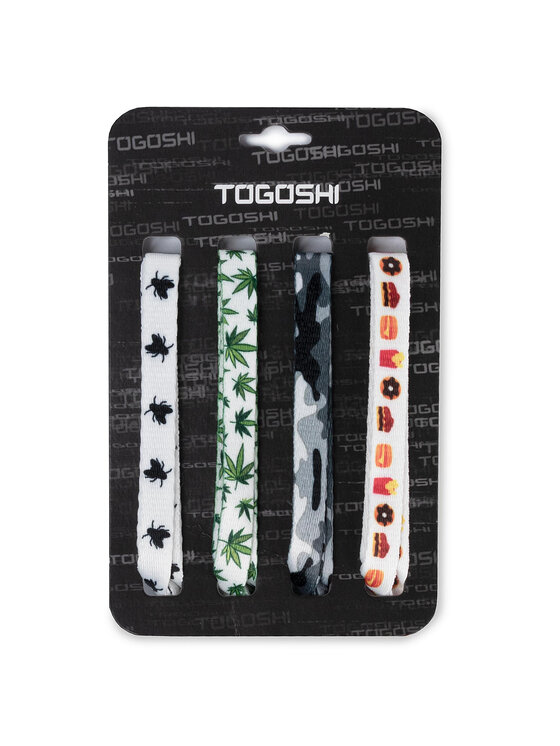 Togoshi Batų raištelių komplektas Togoshi TG-LACES-120-4-MEN-007 Spalvota